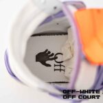 کتونی آف وایت آف کورت سفید بنفش Off-White 3.0 Off Court Sneakers White Purple - Image 8