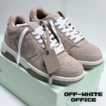 کتونی آف وایت اوت آف آفیس جیر قهوه ای Off-White Out of Office Brown - Image 2