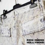 شلوار ریک اونز جین هالیوود سفید کرم RICK OWENS JEANS Hollywood Headon - Image 3